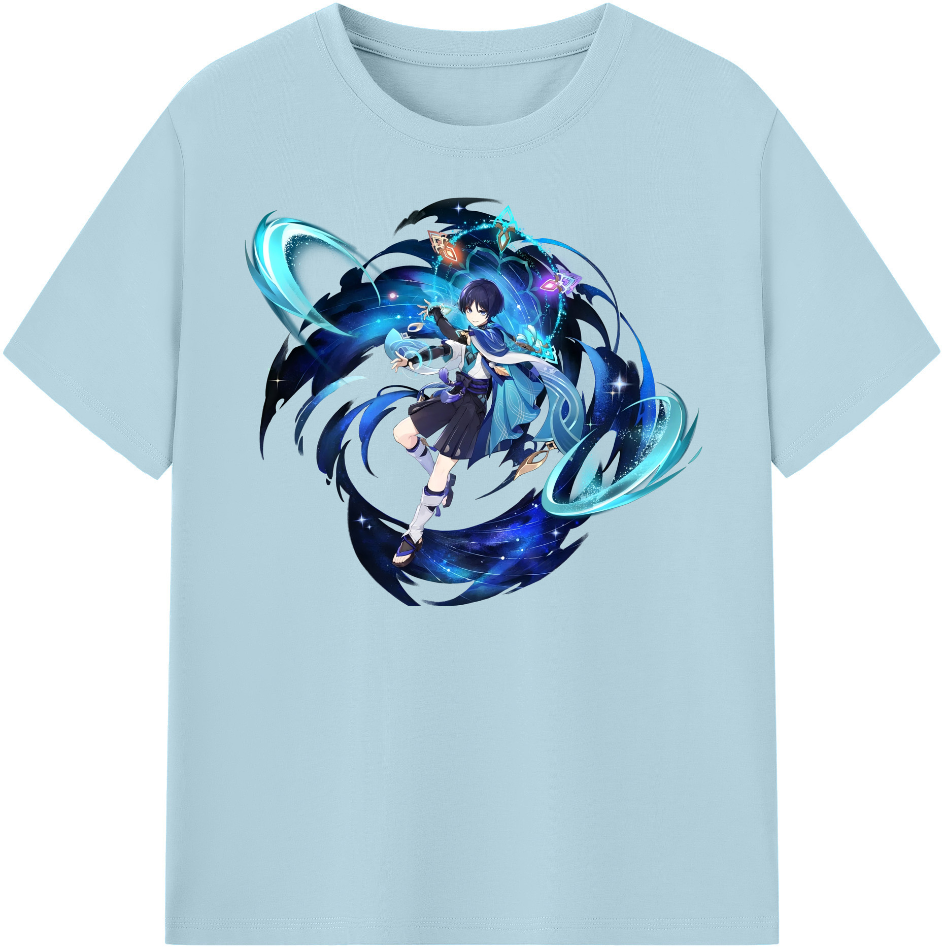 げんし神 さんペい genshin Sanpei 綿100％半袖Tシャツ（フロントプリント）